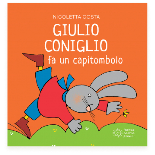 Giulio coniglio fa un capitombolo